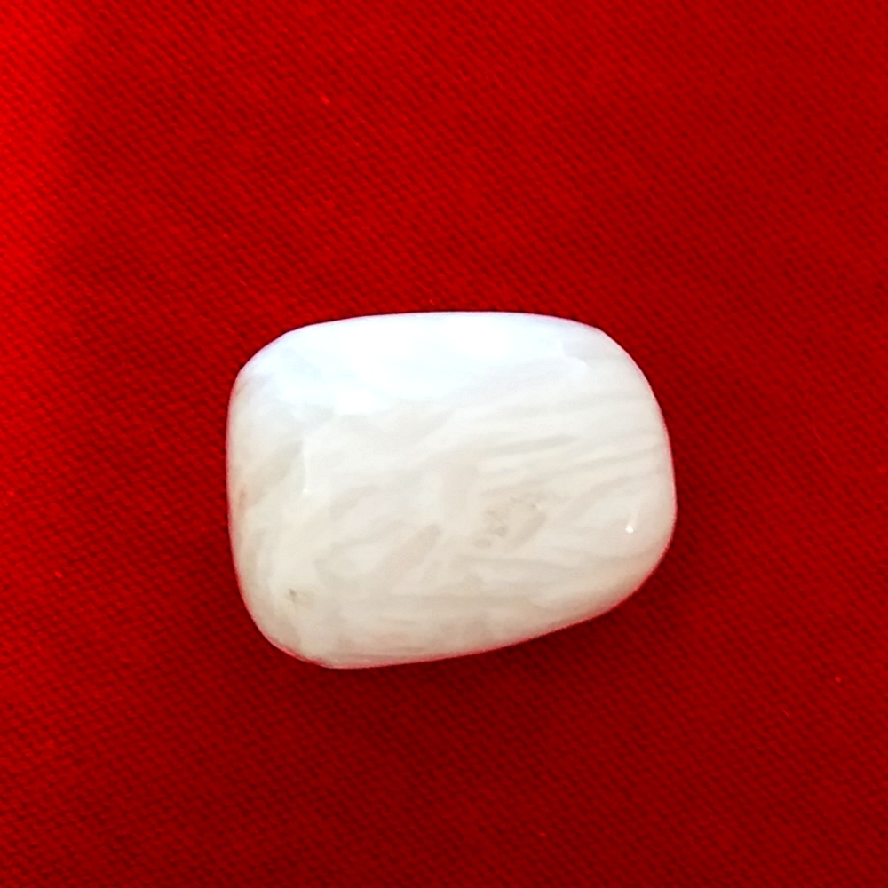 White  Scolecite Stone